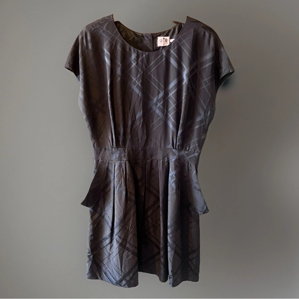 Vintage Juicy Couture Silk Dress Sz 10/12 Button-Back Pin-Up Retro Ret. $268